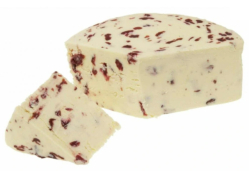 Cheddar s brusinkami